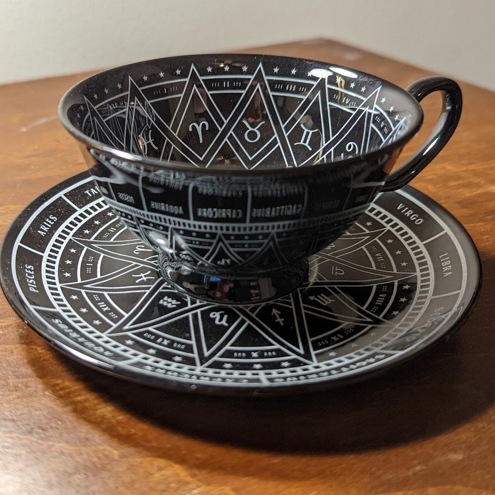 Killstar Zodiac Teacup and Saucer